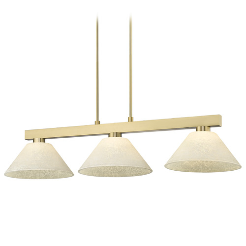 Z-Lite Z-Lite Cobalt Modern Gold Billiard Light with Conical Shade 152MGLD-AGM14