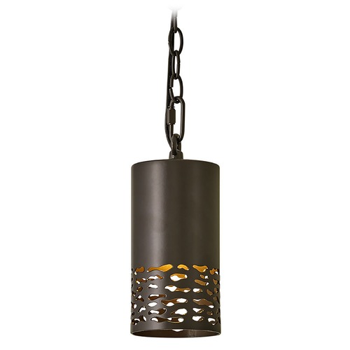Hinkley Calder 7-Inch High LED Outdoor Hanging Light in Bronze by Hinkley Lighting 1512BZ