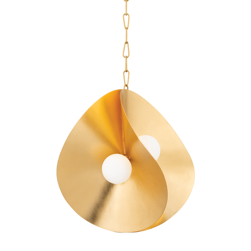 Corbett Lighting Peony 24.50-Inch LED Pendant in Gold Leaf by Corbett Lighting 330-24-GL