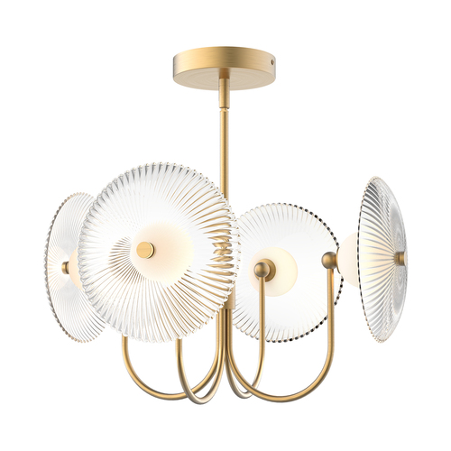 Alora Lighting Alora Lighting Hera Brushed Gold LED Chandelier PD417904BGCR