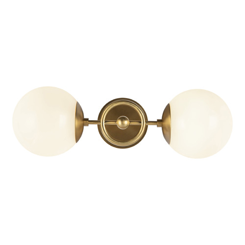 Alora Lighting Alora Lighting Alan Pepin Fiore Brushed Gold Bathroom Light WV407618BGGO