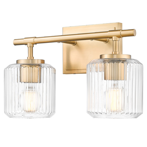 Z-Lite Z-Lite Landon Modern Gold Bathroom Light 7515-2V-MGLD