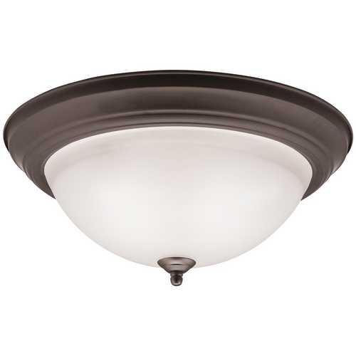 Kichler Lighting 15.25-Inch Flush Mount in Olde Bronze by Kichler Lighting 8116OZ