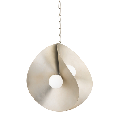 Corbett Lighting Peony 23.50-Inch Pendant in Warm Silver Leaf by Corbett Lighting 330-24-WSL