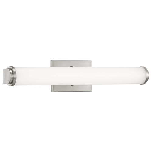 Progress Lighting Phase 1.1 LED Brushed Nickel Bathroom Light 3000K by Progress Lighting P300223-009-30