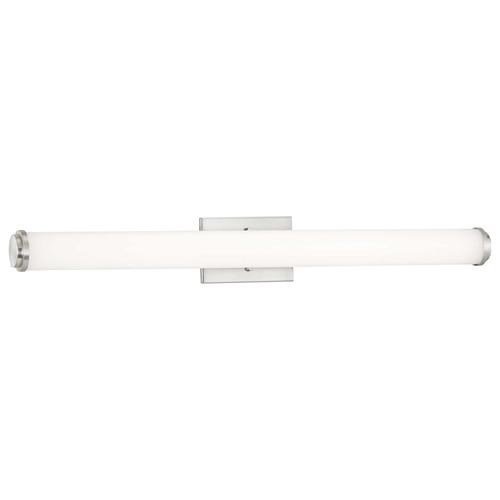 Progress Lighting Phase 1.1 LED Brushed Nickel Bathroom Light 3000K by Progress Lighting P300224-009-30