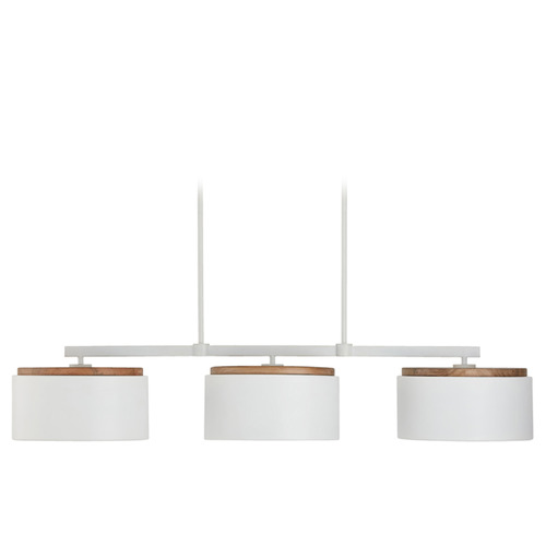 Capital Lighting Capital Lighting Liam Light Wood and White Island Light 850931LT