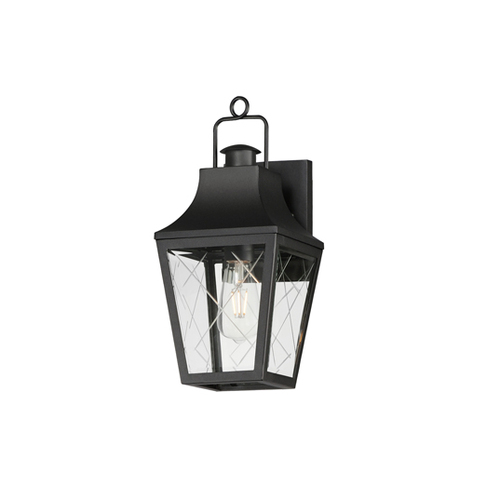 Maxim Lighting Storybook 14.75-Inch Outdoor Wall Light in Black by Maxim Lighting 30361CLBK
