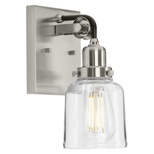 Progress Lighting Rushton Brushed Nickel Sconce by Progress Lighting P300226-009