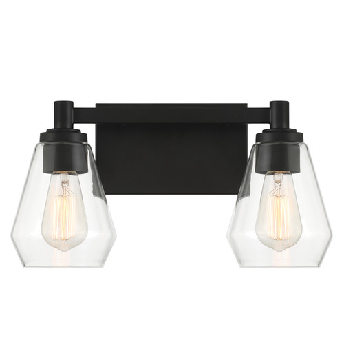 Minka Lavery Clarity 2-Light Bath Light in Coal by Minka Lavery 5702-66A