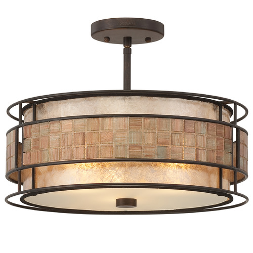 Quoizel Lighting Quoizel Lighting Laguna Renaissance Copper Semi-Flushmount Light MC842SRC