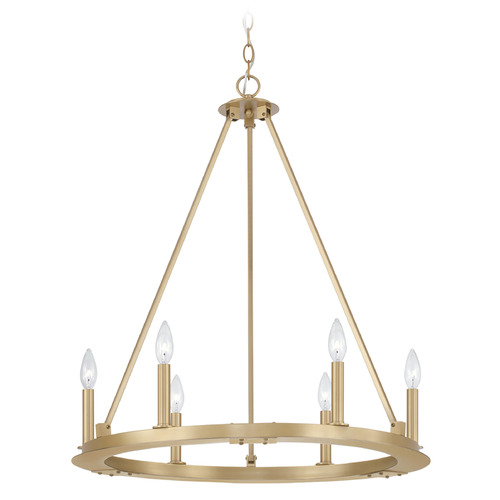 Capital Lighting Capital Lighting Pearson Aged Brass Chandelier 4916AD