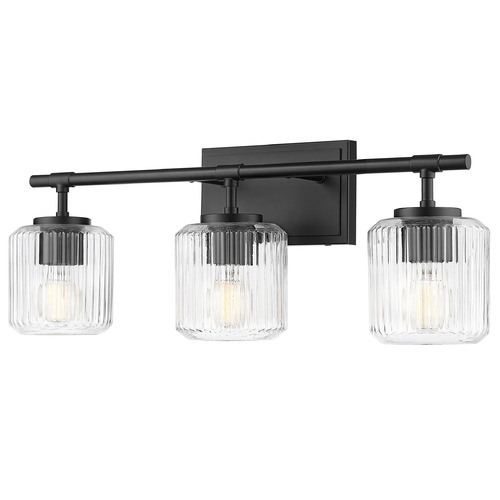 Z-Lite Z-Lite Landon Matte Black Bathroom Light 7515-3V-MB