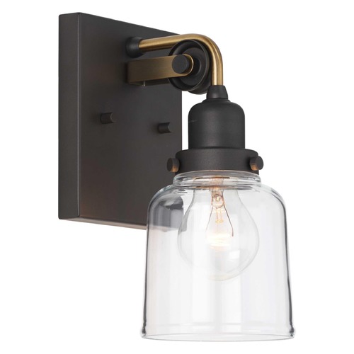 Progress Lighting Rushton Graphite Sconce by Progress Lighting P300226-143