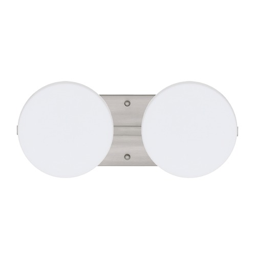 Besa Lighting Besa Lighting Ciro Satin Nickel LED Bathroom Light 2WS-773807-LED-SN