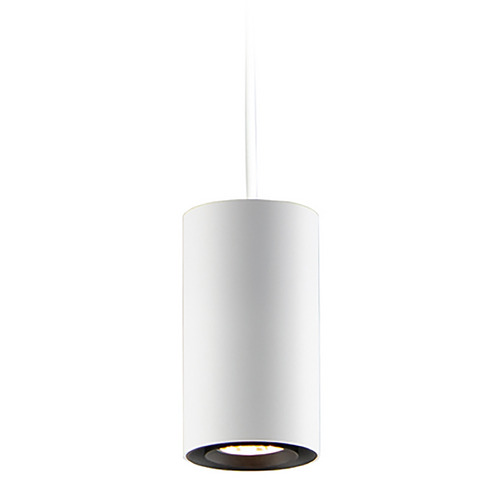 ET2 Lighting Dwell 6.25-Inch LED Pendant in White by ET2 Lighting E25002-WT