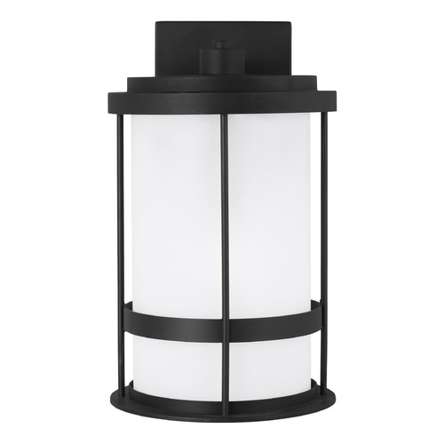 Generation Lighting Wilburn Black Outdoor Wall Light by Generation Lighting 8690901-12
