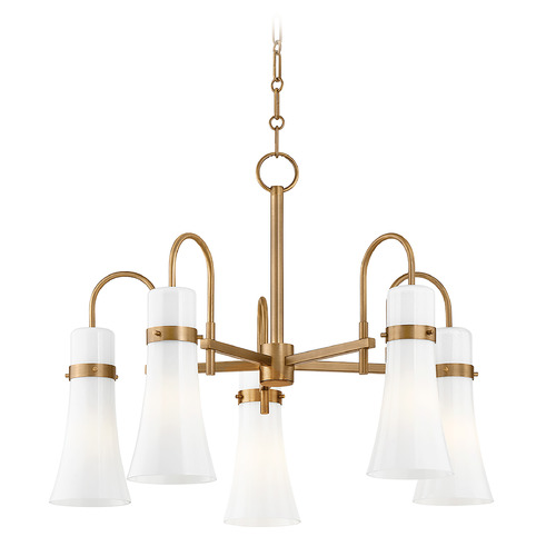 Troy Lighting Troy Lighting Maple Patina Brass LED Chandelier F3427-PBR