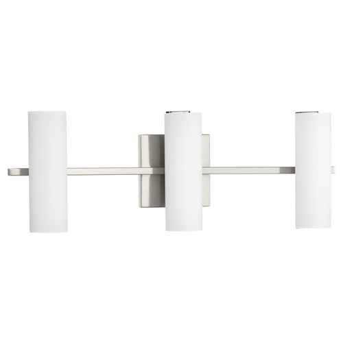 Progress Lighting Colonnade LED Brushed Nickel LED Bathroom Light 3000K 554LM by Progress Lighting P300187-009-30