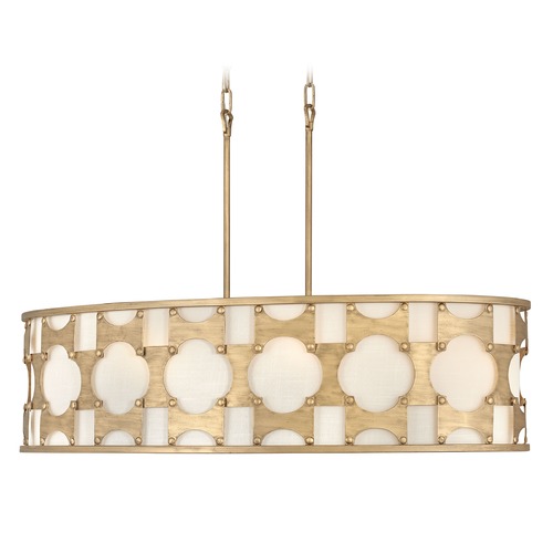 Hinkley Carter 37-Inch Burnished Gold Oval Pendant by Hinkley Lighting 4738BNG