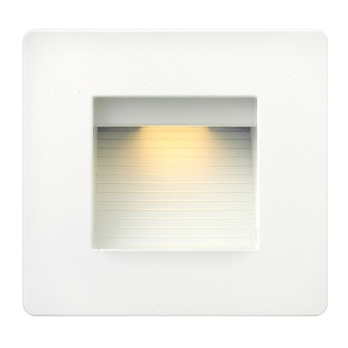 Hinkley Luna 4.75-Inch Wide Satin White LED Recessed Step Light by Hinkley Lighting 58506SW