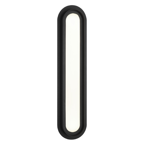 Matteo Lighting Matteo Lighting Iris Matte Black LED Vertical Bathroom Light W20224MB