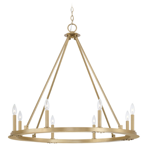 Capital Lighting Capital Lighting Pearson Aged Brass Chandelier 4918AD