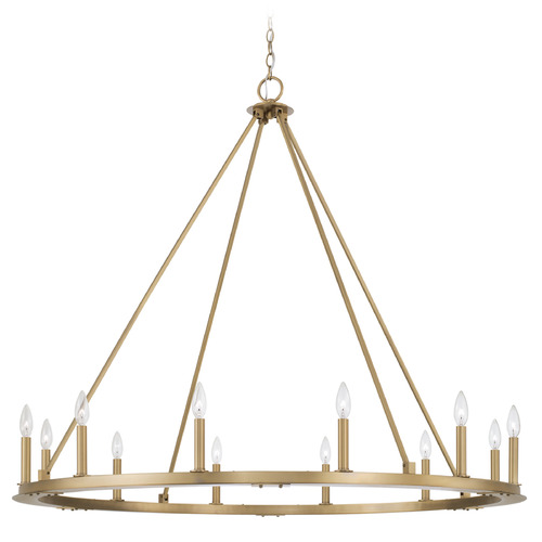 Capital Lighting Capital Lighting Pearson Aged Brass Chandelier 4912AD