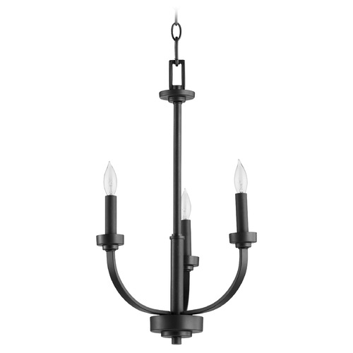 Quorum Lighting Reyes Noir Chandelier by Quorum Lighting 6160-3-69