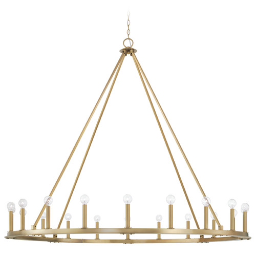 Capital Lighting Capital Lighting Pearson Aged Brass Chandelier 4913AD