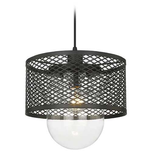 Z-Lite Kipton Matte Black Pendant by Z-Lite 3037P11-MB