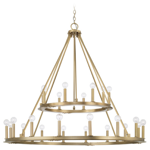Capital Lighting Capital Lighting Pearson Aged Brass Chandelier 4910AD