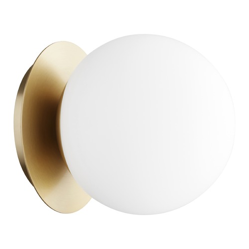 Quorum Lighting Aged Brass Sconce by Quorum Lighting 339-1-80