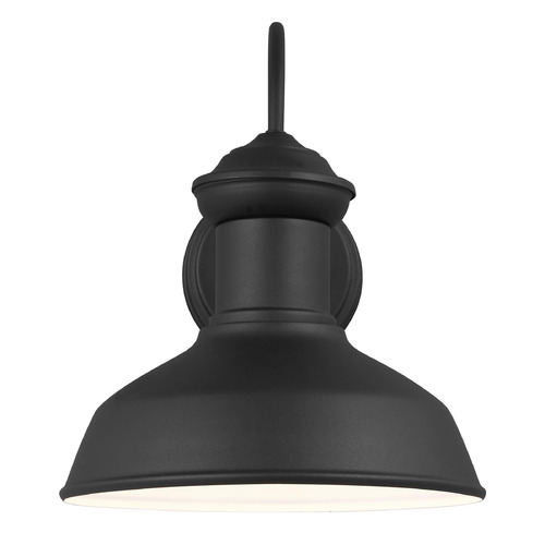 Generation Lighting Fredricksburg 10-Inch Wide Black LED Barn Light by Generation Lighting 8547701EN3-12