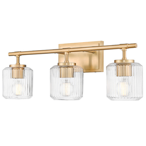 Z-Lite Z-Lite Landon Modern Gold Bathroom Light 7515-3V-MGLD
