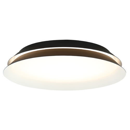 Matteo Lighting Matteo Lighting Dahlia Matte Black LED Flushmount Light M19118MB