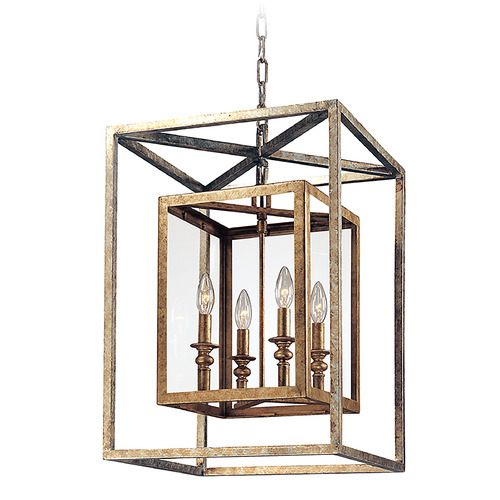 Troy Lighting Troy Lighting Morgan Gold Silver Leaf Pendant Light F9994-GS