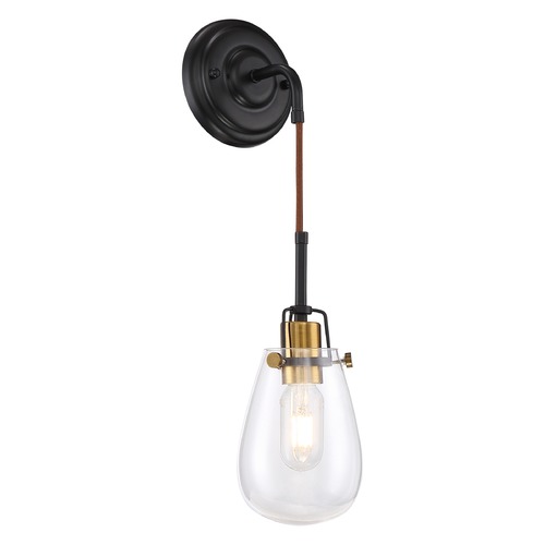Nuvo Lighting Toleo Black & Vintage Brass  conce by Nuvo Lighting 60/6851