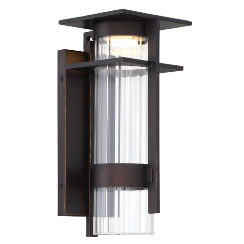 Minka Lavery Kittner Oil Rubbed Bronze with Gold Highlights LED Outdoor Wall Light by Minka Lavery 72741-143C-L