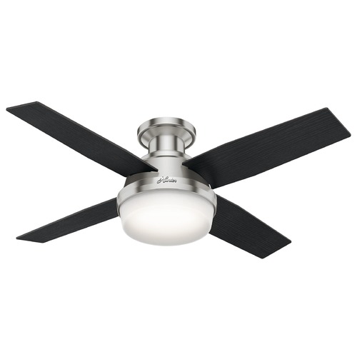 Hunter Fan Company 44-Inch Dempsey Fan Nickel by Hunter Fan Company 59243