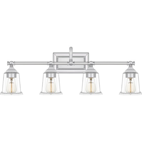 Quoizel Lighting Nicholas Polished Chrome Bathroom Light by Quoizel Lighting NLC8604C