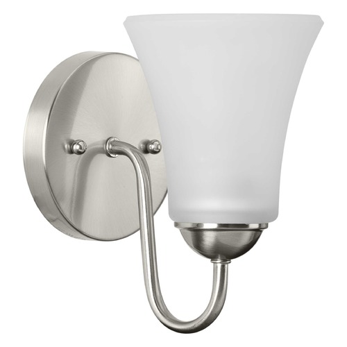 Progress Lighting Classic Brushed Nickel Sconce by Progress Lighting P300233-009