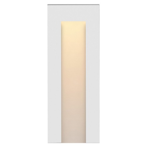 Hinkley Taper 8-Inch 12V LED Deck Sconce in Satin White by Hinkley Lighting 1551SW