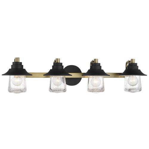 Minka Lavery Westfield Manor Sand Coal with Soft Brass Bathroom Light by Minka Lavery 4894-685