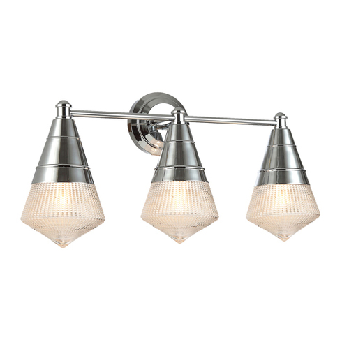 Maxim Lighting Hargreaves 3-Light Bath Light in Polished Chrome by Maxim Lighting 10393PRPC