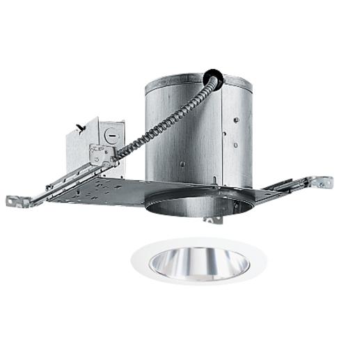 Juno Lighting Group 6-inch Recessed Lighting Kit with Tapered Clear Alzak Trim by Juno Lighting Group IC22/27C-WH