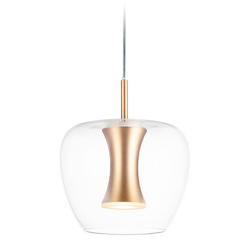 ET2 Lighting Newton LED Pendant in Black & Gold by ET2 Lighting E24162-18BKGLD