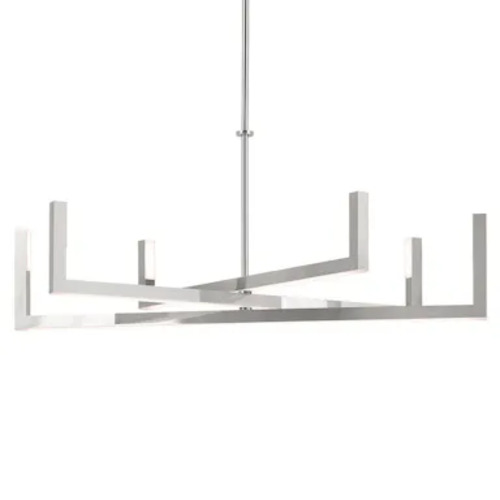 Elan Lighting Priam 38-Inch LED Chandelier in Polished Nickel by Kichler Lighting 84328PN
