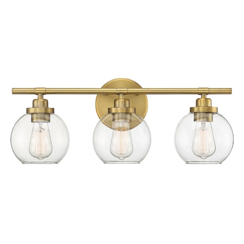 Savoy House Carson 22.50-Inch Warm Brass Bathroom Light by Savoy House 8-4050-3-322