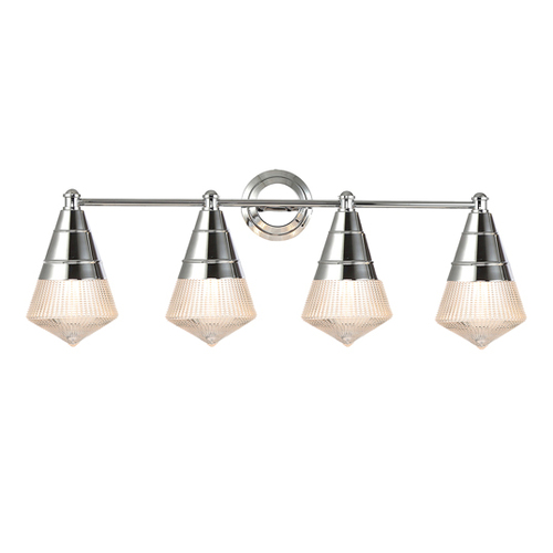 Maxim Lighting Hargreaves 4-Light Bath Light in Polished Chrome by Maxim Lighting 10394PRPC